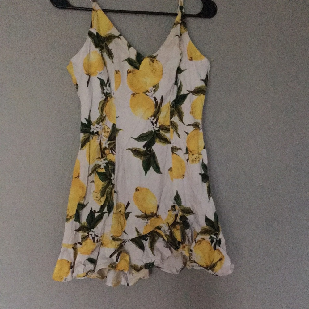 Lemon flower dress